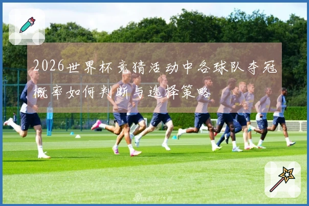 2026世界杯竞猜活动中各球队夺冠概率如何判断与选择策略